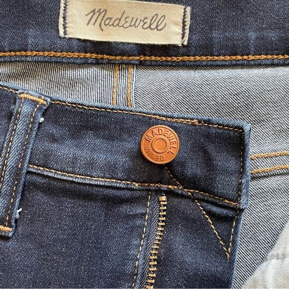 Madewell Dark Blue 9 Inch High-Rise Skinny Jeans, size 29 - Picture 7 of 9